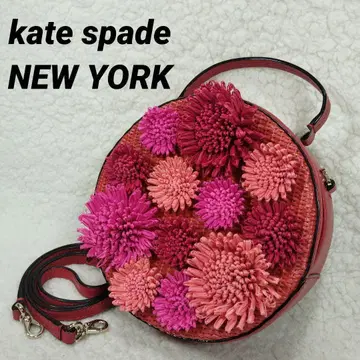 kate spade NEW YORK 숄더백 2way 꽃 장식 빨간색