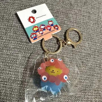 산리오 미야쿠미야쿠 콜라보 클리어 키링 폼폼푸딩