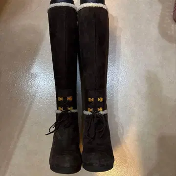 세르지오로시 무스탕 롱 부츠