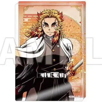 귀멸의 칼날 무한열차편 리바이벌 상영 글리터 아크릴 블록 렌고쿠 쿄쥬로