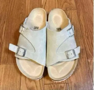 Birkenstock 취리히 베이지 스웨이드 샌들 39