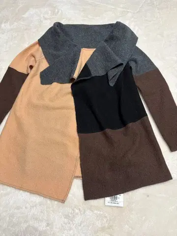 택 포함 새상품 PLST 프레스 컬러 블록 긴팔 자켓 M 사이즈