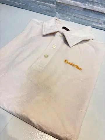 레자렉션 화이트 피케 셔츠 화이트