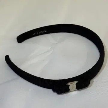 페라가모 머리띠 블랙 슬림 여성용