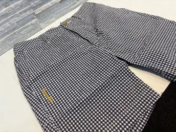 레자렉션 체크 무늬 골프 팬츠 남성용