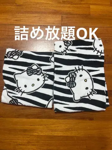 산리오 페이스 타월 핸드 타월