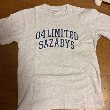 04LIMITED SAZABYS 칼리지 T셔츠 그레이
