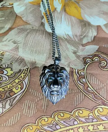 라이온 목걸이 키헤이 체인 실버 925