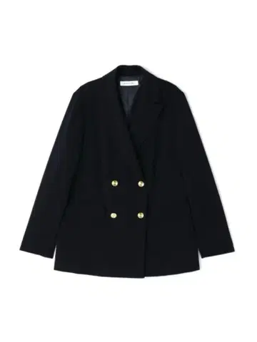 NATURAL BEAUTY BASIC 더블 브레스트 박스 자켓