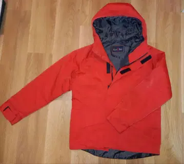 새상품급 이스트 보이 후드 부착 빨간색 자켓