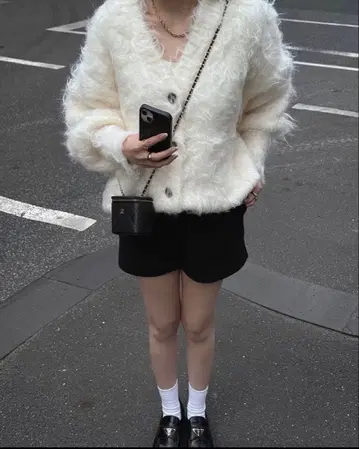 THETOE Pigalle Shaggy Cardigan