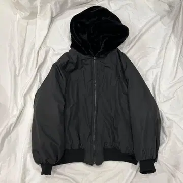 리버서블 퍼 블루종 아우터 봄버 자켓