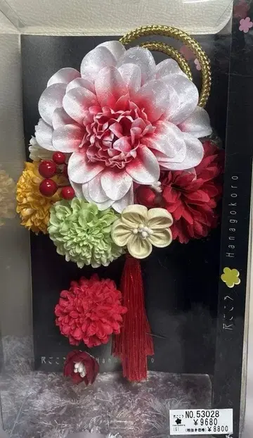 꽃 장식 머리 장식 일본 정통 의상 소품 성인식