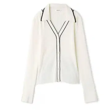 새상품 FRAY I.D 오픈 카라 폴로 스웨터 상의 카라 부착 스웨터