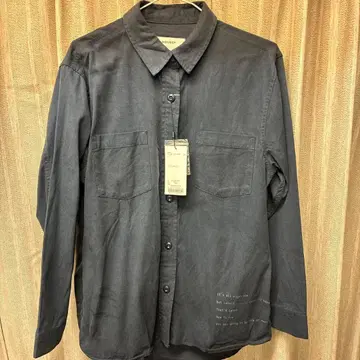 [ 택 포함 새상품 ] MOUSSY 다크 그레이 긴팔 셔츠 FREE