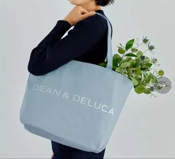 딘앤델루카 차리티 토트 백 2024 스노우 블루 L