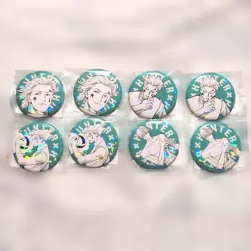 HUNTER x HUNTER 올스타 캔뱃지 히소카 4종 8세트