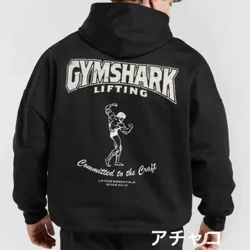 GYMSHARK 후드티 헬스장 블랙 M