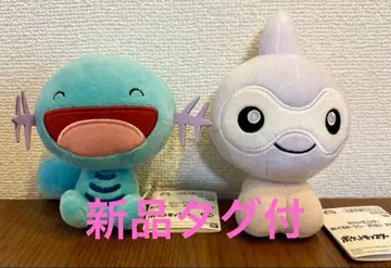 택 포함 새상품 포켓몬스터 우파 봉제 인형 웃는 얼굴