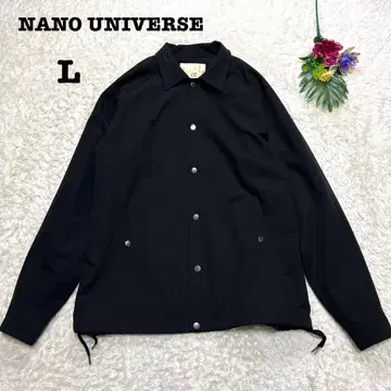 나노 유니버스 남성용 나일론 자켓 아우터 겉옷 블랙 L