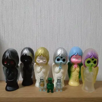 가가가멜 미타리짱, 채색 해골맨 9체 세트 소프트 비닐
