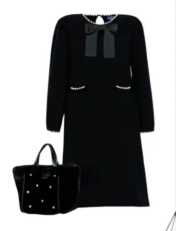 엠즈 그레이시 라쿤 니트 드레스 42