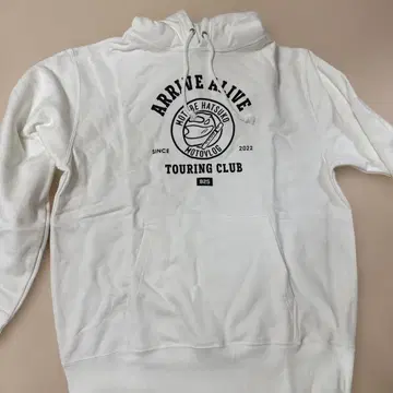 모토베 하츠코 후드티 화이트 L 사이즈