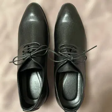 블랙 광택 드레스 신발