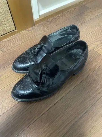 MANOVER 천연 가죽 로퍼 태슬 포함 8 1/2 B