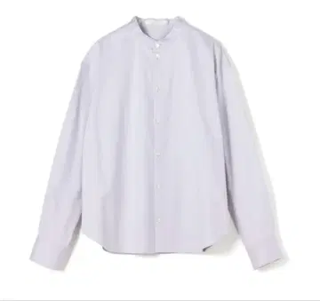 [ GALERIE VIE ] 하이카운트 새틴 밴드 카라 셔츠