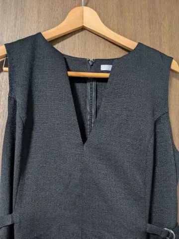 overE 오버이 폴리 오버롤 스커트 90 블랙