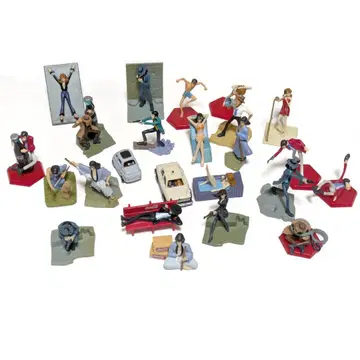 루팡 미니 피규어 세트 24개 코카콜라