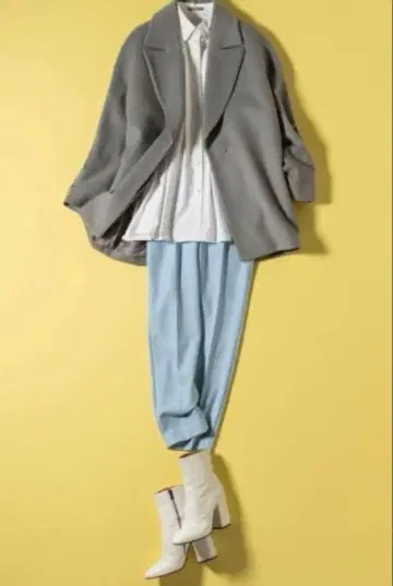 띠어리 럭스 인기 하프 코트 38 그레이 계열