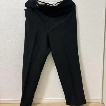 블랙 슬랙스 스트레치 밴딩 [ 3L ]