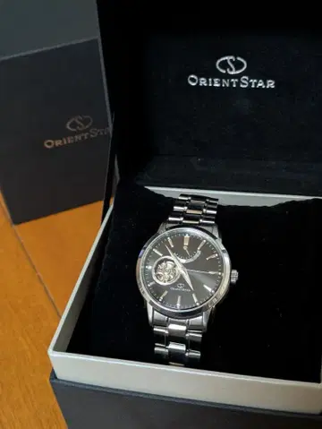 ORIENT STAR 자동 와인딩 시계 블랙 WZ0041DA