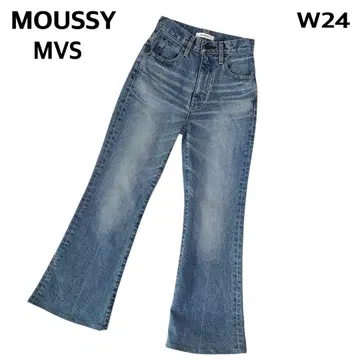 MOUSSY 마우지 MVS FLARE24 플레어 데님 스트레치