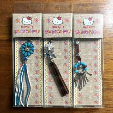 키티 보헤미안 스트랩 3종 세트 2002년 제조 미사용 새상품