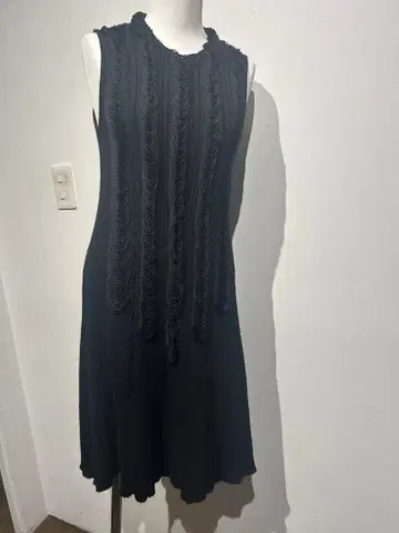 장 폴 고티에 고르셰 프린지 니트 원피스 40