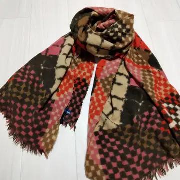 45rpm 45r 꽃무늬 대형 스톨 100% 울