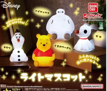 디즈니 라이트 마스코트 올라프 푸우 2개 세트