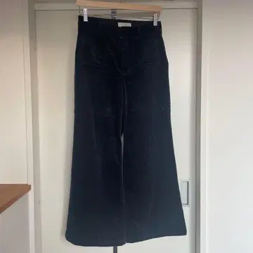 SLOBE IENA 부츠컷 데님 네이비 사이즈 38