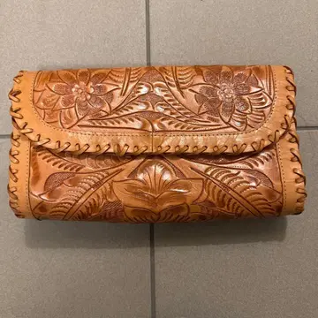 가죽 공예 카빙 클러치