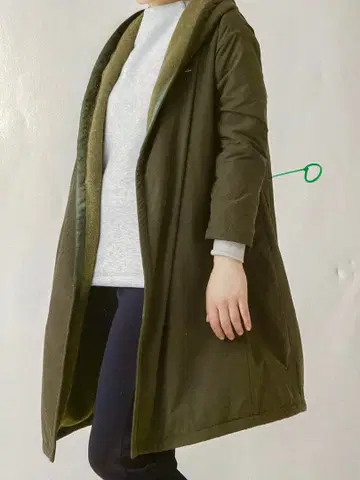 이리제 리버서블 롱 코트