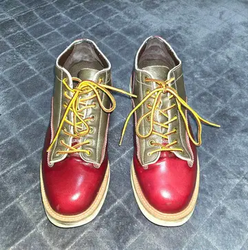 [ 천연 가죽 로우컷 부츠 ]