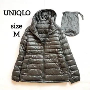 유니클로 다운 자켓 M 파우치 포함! 경량 포켓터블