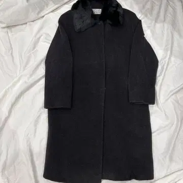 빈티지 블랙 롱 코트