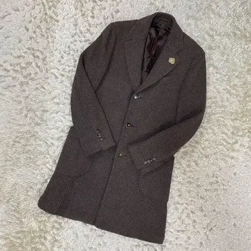 라르디니 부토니에르 체스터 코트 브라운 131AQ-65 46