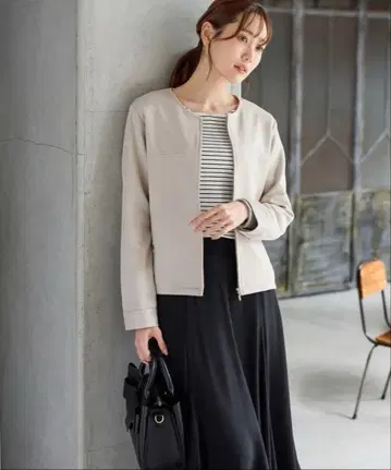 스웨이드 블루종 Honeys 그레이지