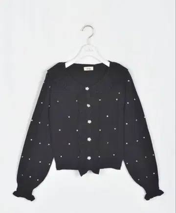 evelyn 비쥬 프릴 니트