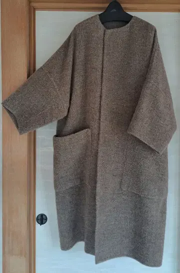 드로어 코쿤 실루엣 코트 36 새상품급